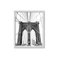 Picture of Brooklyn Bridge _GroupedProduct_Rectangle_Portrait_Photography _GroupedProduct_Rectangle_Portrait_Framed_Matted_