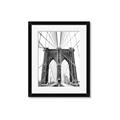 Picture of Brooklyn Bridge _GroupedProduct_Rectangle_Portrait_Photography _GroupedProduct_Rectangle_Portrait_Framed_Matted_