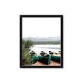 Picture of Beached Canoe _GroupedProduct_Rectangle_Portrait_Photography _GroupedProduct_Rectangle_Portrait_Framed_Matted_