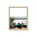 Picture of Beached Canoe _GroupedProduct_Rectangle_Portrait_Photography _GroupedProduct_Rectangle_Portrait_Framed_Matted_