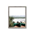 Picture of Beached Canoe _GroupedProduct_Rectangle_Portrait_Photography _GroupedProduct_Rectangle_Portrait_Framed_Matted_