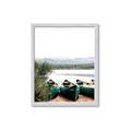 Picture of Beached Canoe _GroupedProduct_Rectangle_Portrait_Photography _GroupedProduct_Rectangle_Portrait_Framed_Matted_