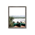 Picture of Beached Canoe _GroupedProduct_Rectangle_Portrait_Photography _GroupedProduct_Rectangle_Portrait_Framed_Matted_