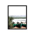 Picture of Beached Canoe _GroupedProduct_Rectangle_Portrait_Photography _GroupedProduct_Rectangle_Portrait_Framed_Matted_