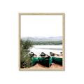Picture of Beached Canoe _GroupedProduct_Rectangle_Portrait_Photography _GroupedProduct_Rectangle_Portrait_Framed_Matted_