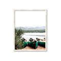 Picture of Beached Canoe _GroupedProduct_Rectangle_Portrait_Photography _GroupedProduct_Rectangle_Portrait_Framed_Matted_