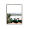 Picture of Beached Canoe _GroupedProduct_Rectangle_Portrait_Photography _GroupedProduct_Rectangle_Portrait_Framed_Matted_
