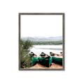 Picture of Beached Canoe _GroupedProduct_Rectangle_Portrait_Photography _GroupedProduct_Rectangle_Portrait_Framed_Matted_