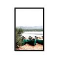 Picture of Beached Canoe _GroupedProduct_Rectangle_Portrait_Photography _GroupedProduct_Rectangle_Portrait_Framed_Matted_