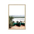 Picture of Beached Canoe _GroupedProduct_Rectangle_Portrait_Photography _GroupedProduct_Rectangle_Portrait_Framed_Matted_