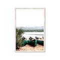 Picture of Beached Canoe _GroupedProduct_Rectangle_Portrait_Photography _GroupedProduct_Rectangle_Portrait_Framed_Matted_