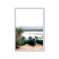 Picture of Beached Canoe _GroupedProduct_Rectangle_Portrait_Photography _GroupedProduct_Rectangle_Portrait_Framed_Matted_
