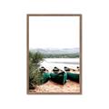 Picture of Beached Canoe _GroupedProduct_Rectangle_Portrait_Photography _GroupedProduct_Rectangle_Portrait_Framed_Matted_