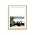 Picture of Beached Canoe _GroupedProduct_Rectangle_Portrait_Photography _GroupedProduct_Rectangle_Portrait_Framed_Matted_