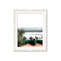 Picture of Beached Canoe _GroupedProduct_Rectangle_Portrait_Photography _GroupedProduct_Rectangle_Portrait_Framed_Matted_