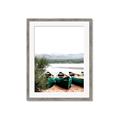 Picture of Beached Canoe _GroupedProduct_Rectangle_Portrait_Photography _GroupedProduct_Rectangle_Portrait_Framed_Matted_