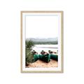 Picture of Beached Canoe _GroupedProduct_Rectangle_Portrait_Photography _GroupedProduct_Rectangle_Portrait_Framed_Matted_