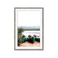 Picture of Beached Canoe _GroupedProduct_Rectangle_Portrait_Photography _GroupedProduct_Rectangle_Portrait_Framed_Matted_