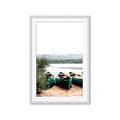 Picture of Beached Canoe _GroupedProduct_Rectangle_Portrait_Photography _GroupedProduct_Rectangle_Portrait_Framed_Matted_