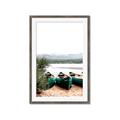 Picture of Beached Canoe _GroupedProduct_Rectangle_Portrait_Photography _GroupedProduct_Rectangle_Portrait_Framed_Matted_