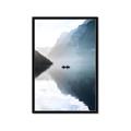 Picture of Lake Date in Blue _GroupedProduct_Rectangle_Portrait_Photography _GroupedProduct_Rectangle_Portrait_Framed_Matted_
