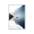 Picture of Lake Date in Blue _GroupedProduct_Rectangle_Portrait_Photography _GroupedProduct_Rectangle_Portrait_Framed_Matted_