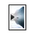 Picture of Lake Date in Blue _GroupedProduct_Rectangle_Portrait_Photography _GroupedProduct_Rectangle_Portrait_Framed_Matted_