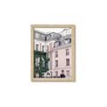 Picture of Pink Building in Paris _GroupedProduct_Rectangle_Portrait_Photography _GroupedProduct_Rectangle_Portrait_Framed_Matted_