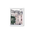 Picture of Pink Building in Paris _GroupedProduct_Rectangle_Portrait_Photography _GroupedProduct_Rectangle_Portrait_Framed_Matted_