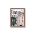 Picture of Pink Building in Paris _GroupedProduct_Rectangle_Portrait_Photography _GroupedProduct_Rectangle_Portrait_Framed_Matted_