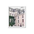 Picture of Pink Building in Paris _GroupedProduct_Rectangle_Portrait_Photography _GroupedProduct_Rectangle_Portrait_Framed_Matted_