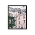 Picture of Pink Building in Paris _GroupedProduct_Rectangle_Portrait_Photography _GroupedProduct_Rectangle_Portrait_Framed_Matted_