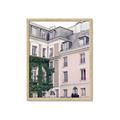 Picture of Pink Building in Paris _GroupedProduct_Rectangle_Portrait_Photography _GroupedProduct_Rectangle_Portrait_Framed_Matted_