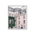 Picture of Pink Building in Paris _GroupedProduct_Rectangle_Portrait_Photography _GroupedProduct_Rectangle_Portrait_Framed_Matted_