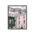 Picture of Pink Building in Paris _GroupedProduct_Rectangle_Portrait_Photography _GroupedProduct_Rectangle_Portrait_Framed_Matted_