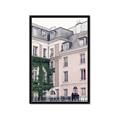 Picture of Pink Building in Paris _GroupedProduct_Rectangle_Portrait_Photography _GroupedProduct_Rectangle_Portrait_Framed_Matted_