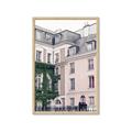Picture of Pink Building in Paris _GroupedProduct_Rectangle_Portrait_Photography _GroupedProduct_Rectangle_Portrait_Framed_Matted_