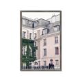 Picture of Pink Building in Paris _GroupedProduct_Rectangle_Portrait_Photography _GroupedProduct_Rectangle_Portrait_Framed_Matted_