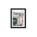 Picture of Pink Building in Paris _GroupedProduct_Rectangle_Portrait_Photography _GroupedProduct_Rectangle_Portrait_Framed_Matted_
