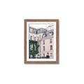 Picture of Pink Building in Paris _GroupedProduct_Rectangle_Portrait_Photography _GroupedProduct_Rectangle_Portrait_Framed_Matted_