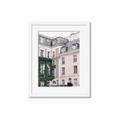 Picture of Pink Building in Paris _GroupedProduct_Rectangle_Portrait_Photography _GroupedProduct_Rectangle_Portrait_Framed_Matted_