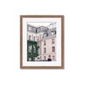 Picture of Pink Building in Paris _GroupedProduct_Rectangle_Portrait_Photography _GroupedProduct_Rectangle_Portrait_Framed_Matted_