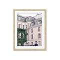 Picture of Pink Building in Paris _GroupedProduct_Rectangle_Portrait_Photography _GroupedProduct_Rectangle_Portrait_Framed_Matted_