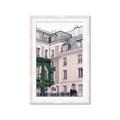 Picture of Pink Building in Paris _GroupedProduct_Rectangle_Portrait_Photography _GroupedProduct_Rectangle_Portrait_Framed_Matted_
