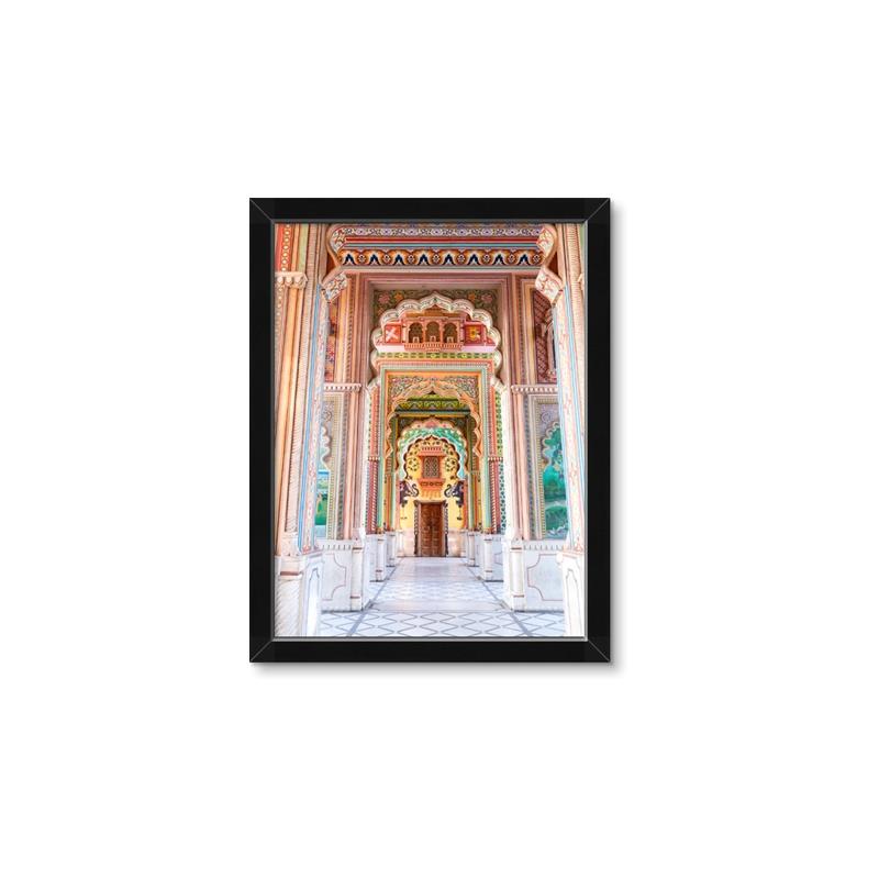 Picture of Multicoloured Hallway _GroupedProduct_Rectangle_Portrait_Photography _GroupedProduct_Rectangle_Portrait_Framed_Matted_