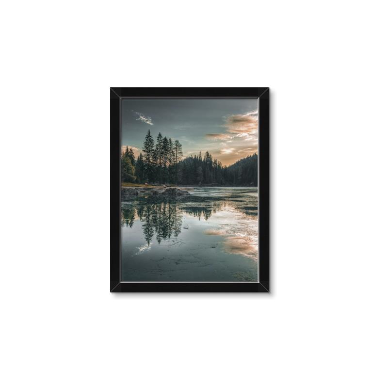 Picture of Cottage Lake _GroupedProduct_Rectangle_Portrait_Photography _GroupedProduct_Rectangle_Portrait_Framed_Matted_