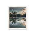 Picture of Cottage Lake _GroupedProduct_Rectangle_Portrait_Photography _GroupedProduct_Rectangle_Portrait_Framed_Matted_
