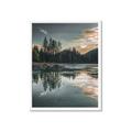 Picture of Cottage Lake _GroupedProduct_Rectangle_Portrait_Photography _GroupedProduct_Rectangle_Portrait_Framed_Matted_