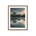 Picture of Cottage Lake _GroupedProduct_Rectangle_Portrait_Photography _GroupedProduct_Rectangle_Portrait_Framed_Matted_