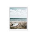 Picture of Beach Boat _GroupedProduct_Rectangle_Portrait_Photography _GroupedProduct_Rectangle_Portrait_Framed_Matted_